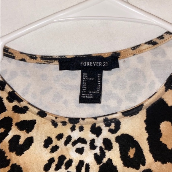 FOREVER 21 TIGER PRINT BODY SUIT - Picture 5 of 6
